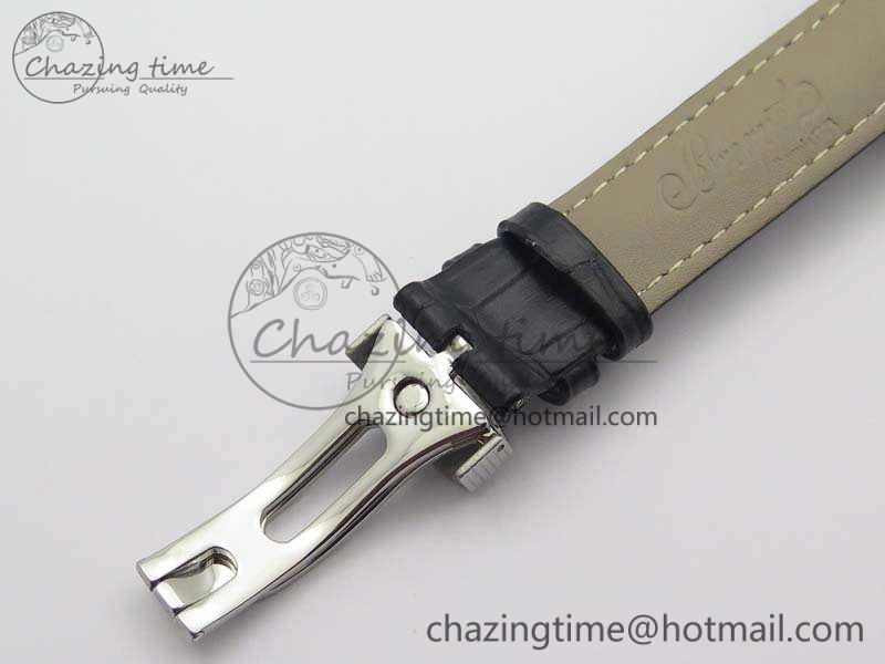 Heritage @12 Date SS SWF Best Edition Black Dial On Leather Strap A SoftTouch 5361