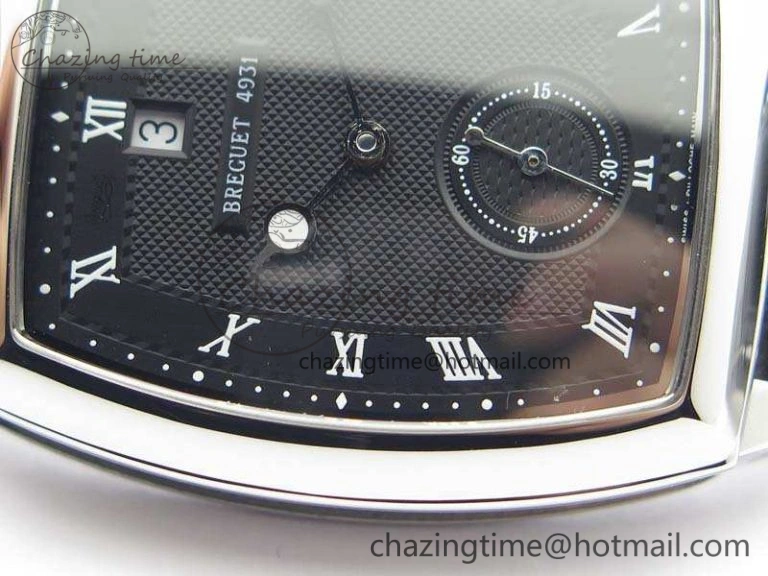 Heritage @12 Date SS SWF Best Edition Black Dial On Leather Strap A SoftTouch 5361