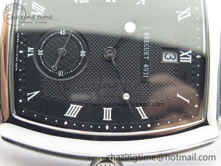 Heritage @12 Date SS SWF Best Edition Black Dial On Leather Strap A SoftTouch 5361