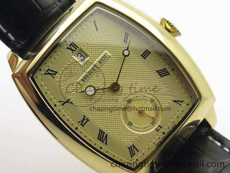 Heritage @12 Date YG SWF Best Edition Yellow Gold Dial On Leather Strap A StreetReady 5363
