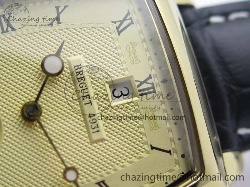 Heritage @12 Date YG SWF Best Edition Yellow Gold Dial On Leather Strap A StreetReady 5363