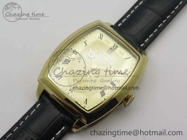 Heritage @12 Date YG SWF Best Edition Yellow Gold Dial On Leather Strap A StreetReady 5363