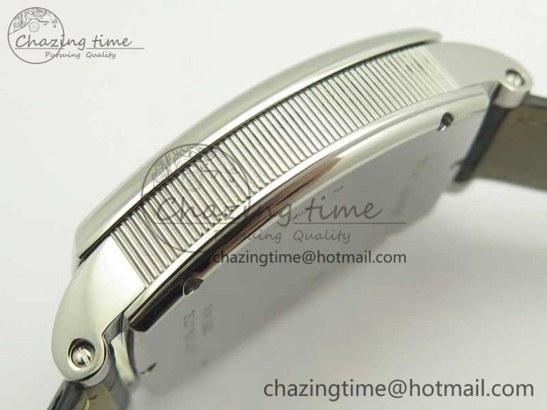 Sophisticated Heritage @12 big date SS HGF White Dial Black Roman Markers on Black Leather Strap A23J 5347