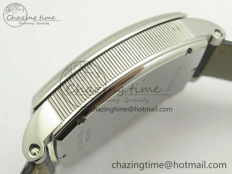 Sophisticated Heritage @12 big date SS HGF White Dial Black Roman Markers on Black Leather Strap A23J 5347