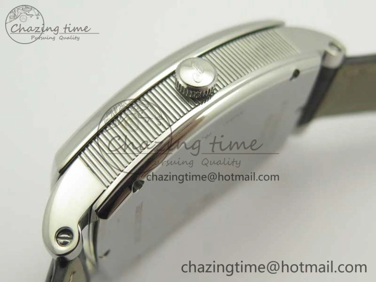 Sophisticated Heritage @12 big date SS HGF White Dial Black Roman Markers on Black Leather Strap A23J 5347