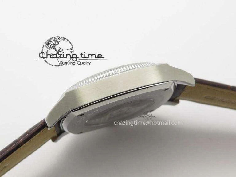Premium Heritage 1935 SS TF 1:1 Best Edition Black Dial On Brown Leather Strap A23J 7597