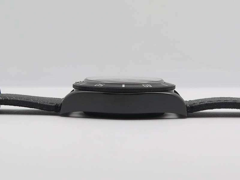 Heritage 2016 Black Bay Dark DLC ZF 1:1 Best Edition Black Bezel On Leather Strap A StreetReady 9773