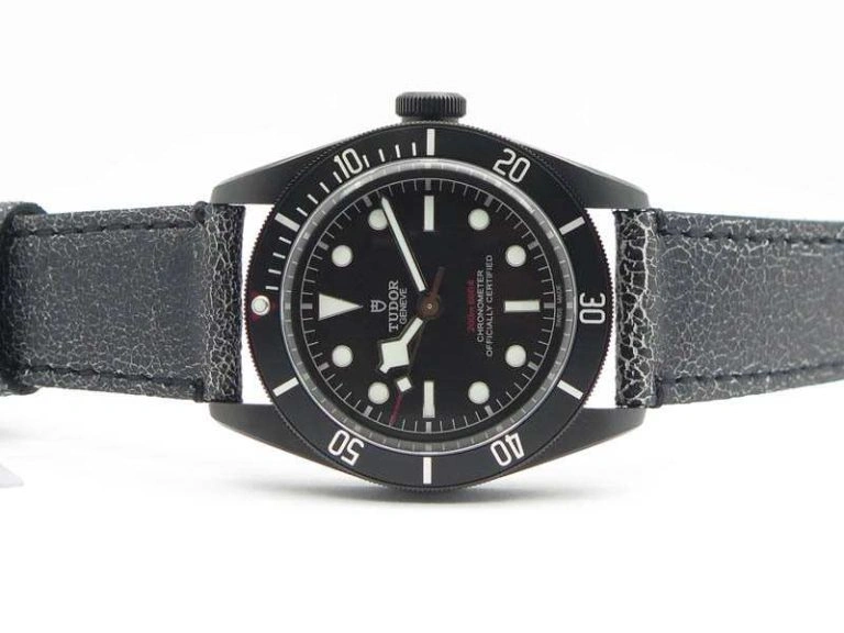 Heritage 2016 Black Bay Dark DLC ZF 1:1 Best Edition Black Bezel On Leather Strap A StreetReady 9773