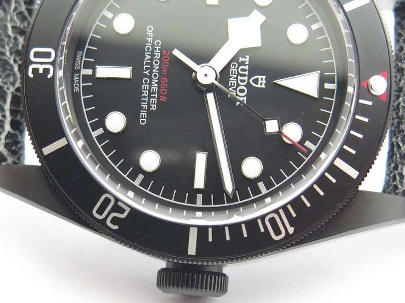 Heritage 2016 Black Bay Dark DLC ZF 1:1 Best Edition Black Bezel On Leather Strap A StreetReady 9773