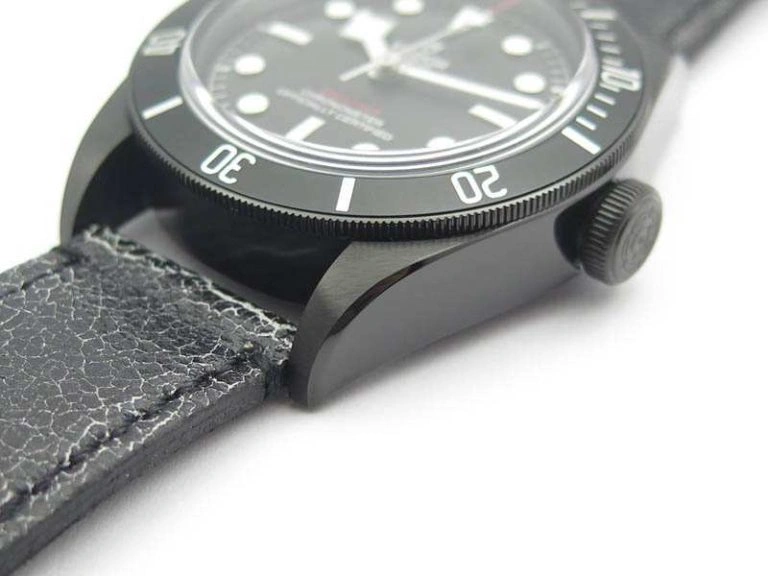 Heritage 2016 Black Bay Dark DLC ZF 1:1 Best Edition Black Bezel On Leather Strap A StreetReady 9773