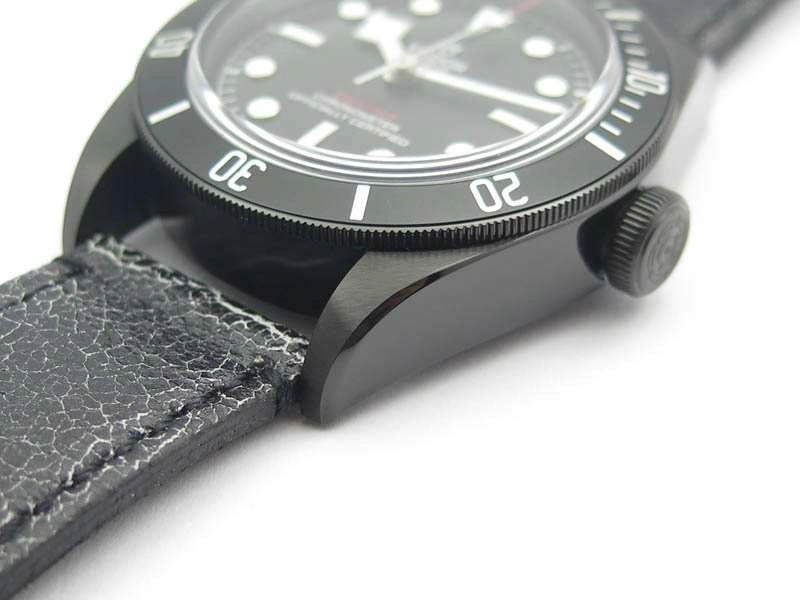 Heritage 2016 Black Bay Dark DLC ZF 1:1 Best Edition Black Bezel On Leather Strap A StreetReady 9773