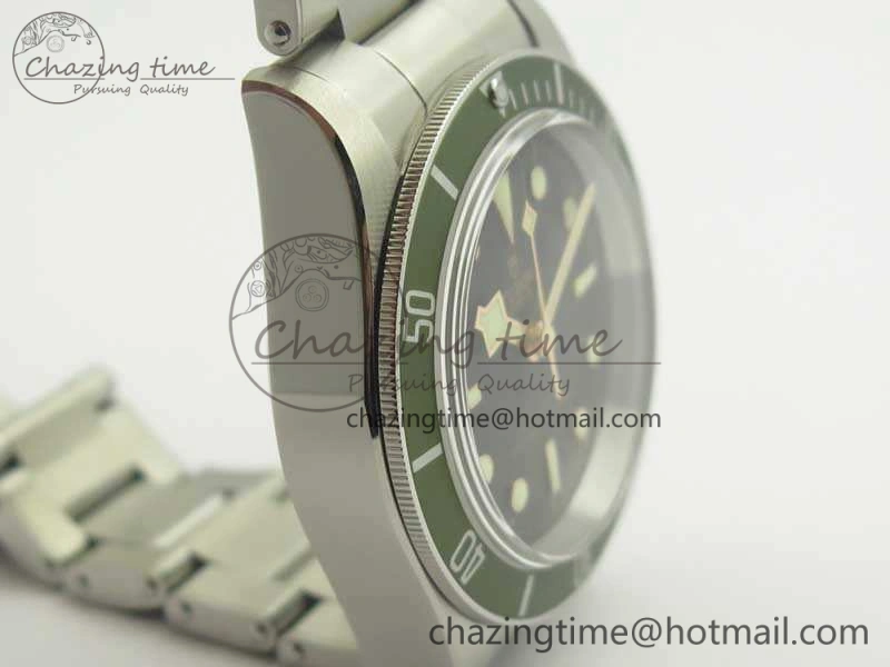 Heritage 2016 Black Bay Shield ZF 1:1 Best Edition Green Bezel On SS Bracelet A ComfortFit 9769