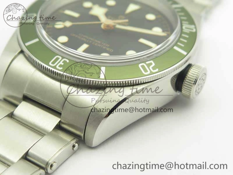 Heritage 2016 Black Bay Shield ZF 1:1 Best Edition Green Bezel On SS Bracelet A ComfortFit 9769