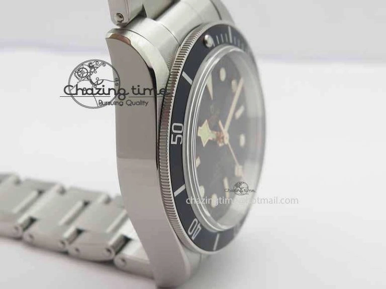 Heritage 2016 Black Bay Shield ZF 1:1 Best Edition On SS Bracelet A2824 (Black) Colorful 9775