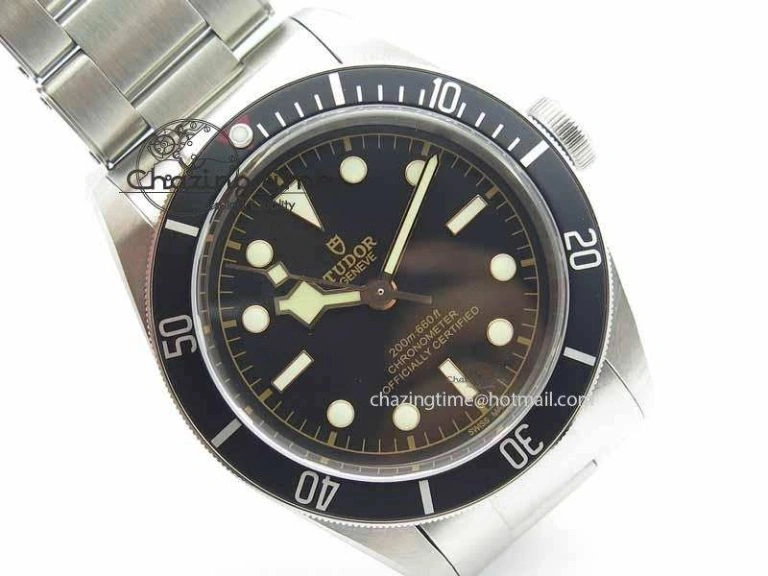 Heritage 2016 Black Bay Shield ZF 1:1 Best Edition On SS Bracelet A2824 (Black) Colorful 9775