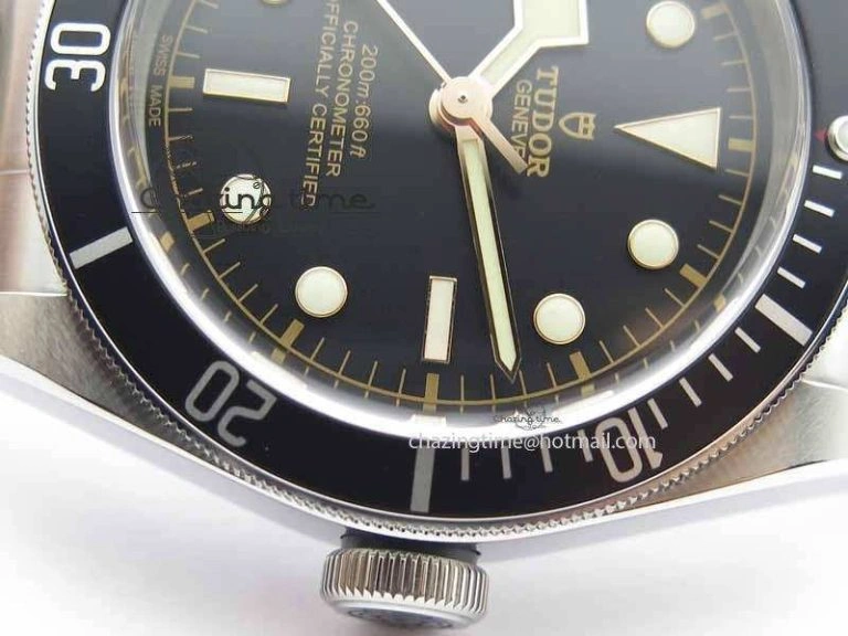 Heritage 2016 Black Bay Shield ZF 1:1 Best Edition On SS Bracelet A2824 (Black) Colorful 9775