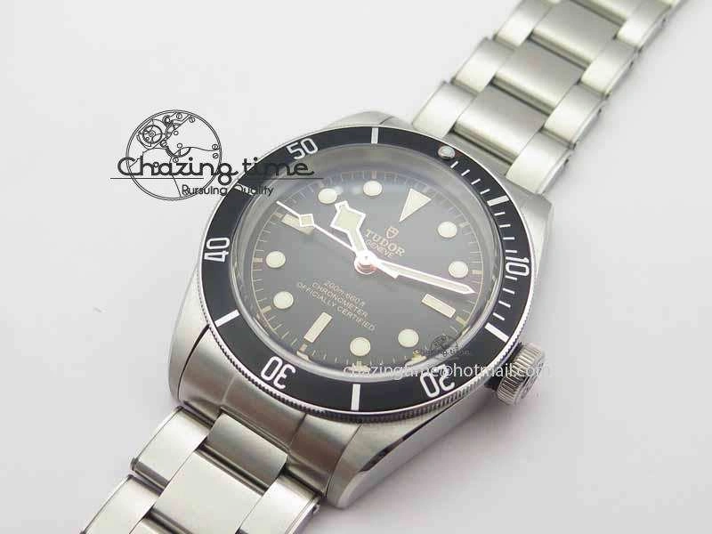 Heritage 2016 Black Bay Shield ZF 1:1 Best Edition On SS Bracelet A2824 (Black) Colorful 9775