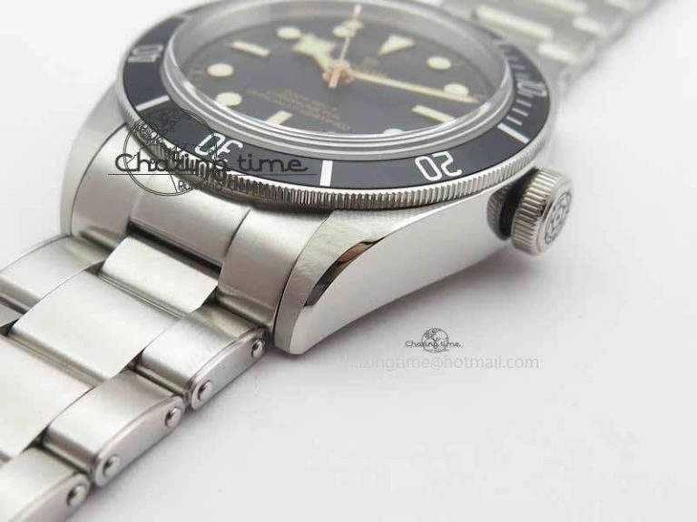 Heritage 2016 Black Bay Shield ZF 1:1 Best Edition On SS Bracelet A2824 (Black) Colorful 9775