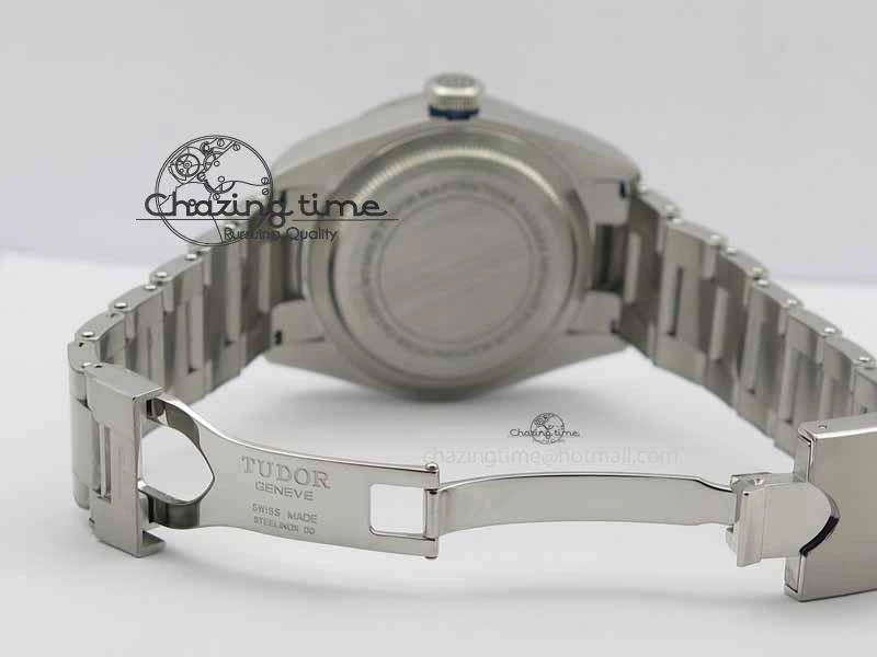 NewStyle Heritage 2016 Black Bay Shield ZF 1:1 Best Edition On SS Bracelet A2824 (Blue) Free Blue Strap 9777