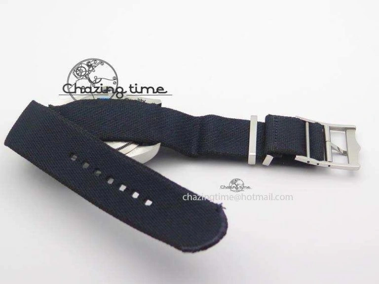 NewStyle Heritage 2016 Black Bay Shield ZF 1:1 Best Edition On SS Bracelet A2824 (Blue) Free Blue Strap 9777