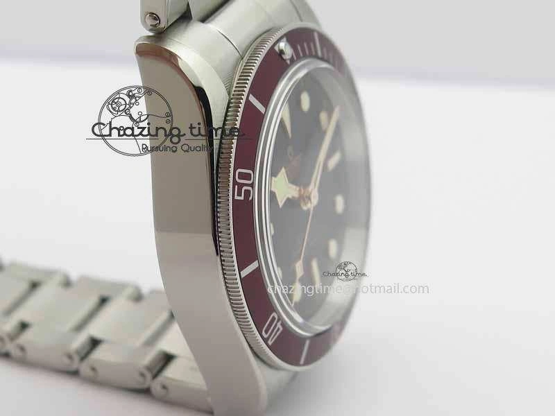 Heritage 2016 Black Bay Shield ZF 1:1 Best Edition On SS Bracelet A2824 (Red) Free Red Strap Lightweight 9776