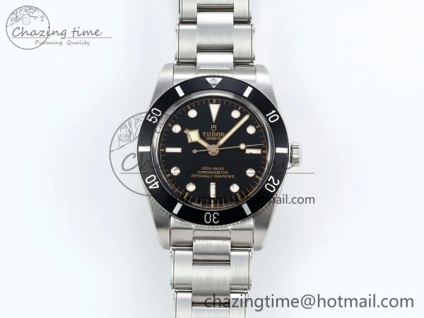 Sustainable Heritage Black Bay 37mm SS ZF 1:1 Best Edition Black Dial on SS Bracelet A 9738
