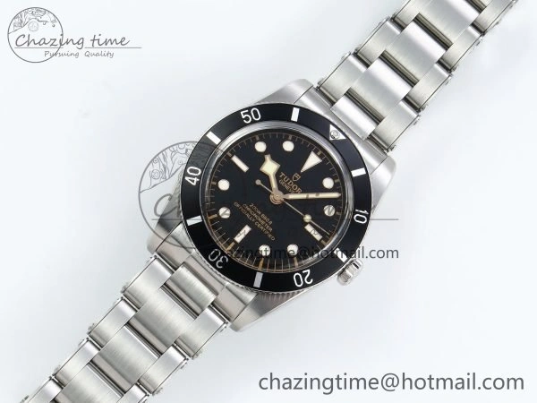 Sustainable Heritage Black Bay 37mm SS ZF 1:1 Best Edition Black Dial on SS Bracelet A 9738