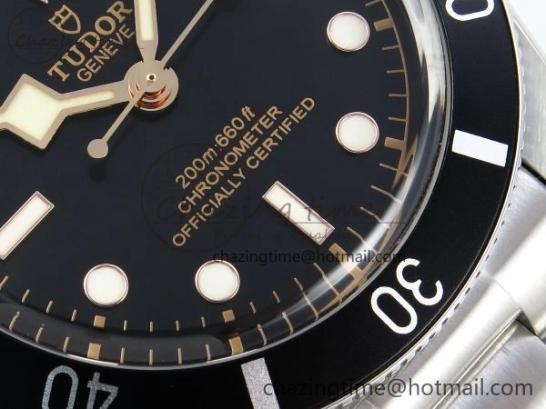 Sustainable Heritage Black Bay 37mm SS ZF 1:1 Best Edition Black Dial on SS Bracelet A 9738