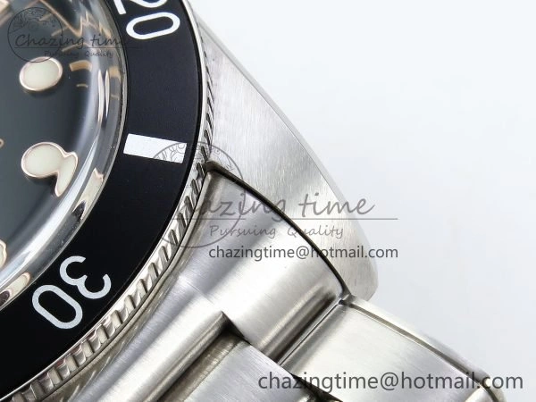 Sustainable Heritage Black Bay 37mm SS ZF 1:1 Best Edition Black Dial on SS Bracelet A 9738