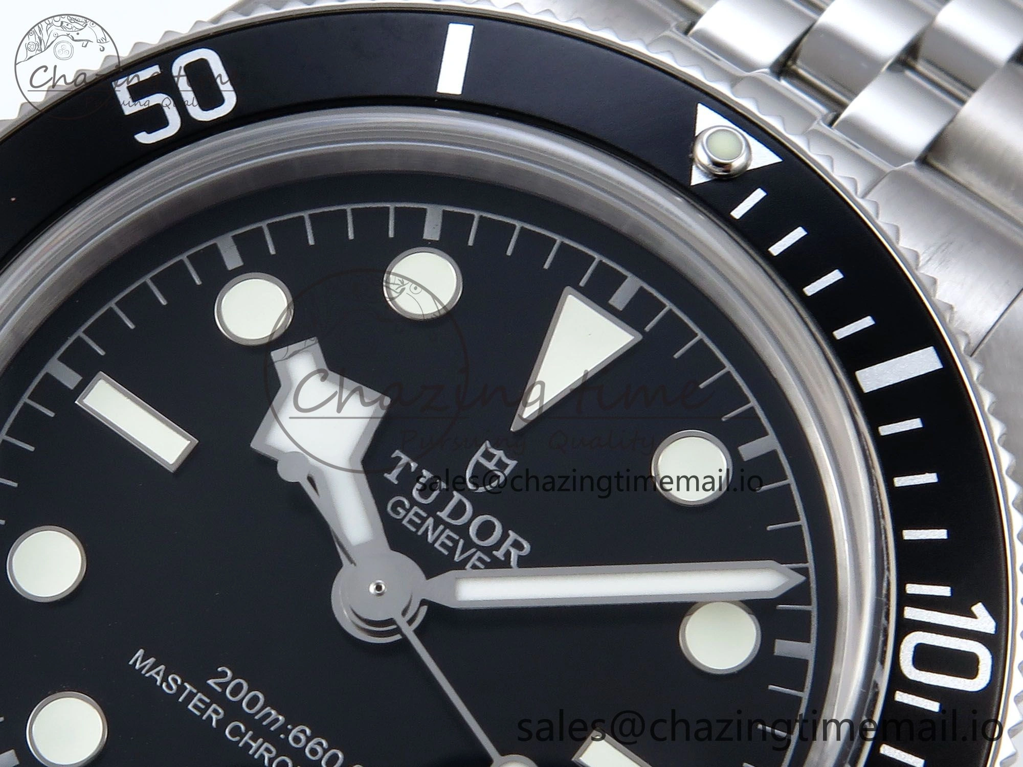 FlexibleFit Heritage Black Bay 41mm SS ZF 1:1 Best Edition Black Dial on SS Bracelet A 9735