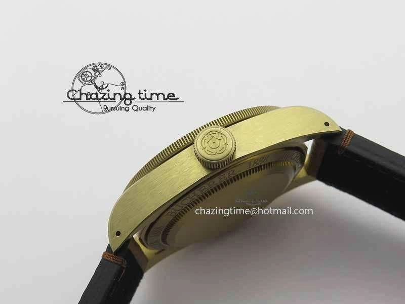 SmartChoice Heritage Black Bay Bronze 2017 Bucherer ZF 1:1 Best Edition On Aged Brown Leather Strap A 9774