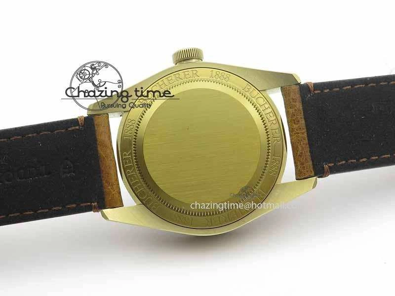 SmartChoice Heritage Black Bay Bronze 2017 Bucherer ZF 1:1 Best Edition On Aged Brown Leather Strap A 9774