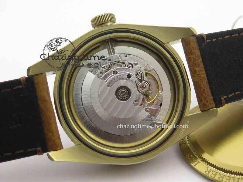 SmartChoice Heritage Black Bay Bronze 2017 Bucherer ZF 1:1 Best Edition On Aged Brown Leather Strap A 9774