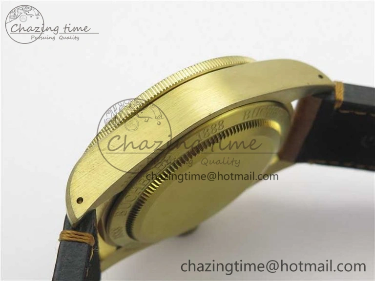 Practical Heritage Black Bay Bronze Blue XF 1:1 Best Edition on Aged Brown Leather Strap A5612 V3 (Free Nato Strap) 9758