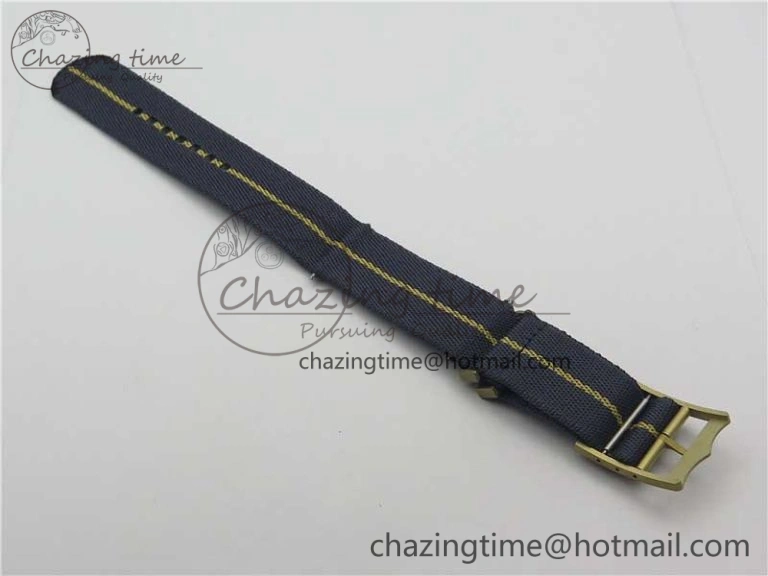 Practical Heritage Black Bay Bronze Blue XF 1:1 Best Edition on Aged Brown Leather Strap A5612 V3 (Free Nato Strap) 9758