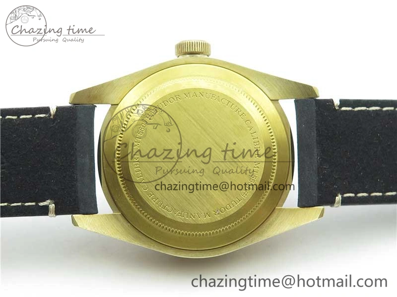 Affordable Heritage Black Bay Bronze Gray XF 1:1 Best Edition on Leather Strap A5612 (Free Nylon Strap) 9760