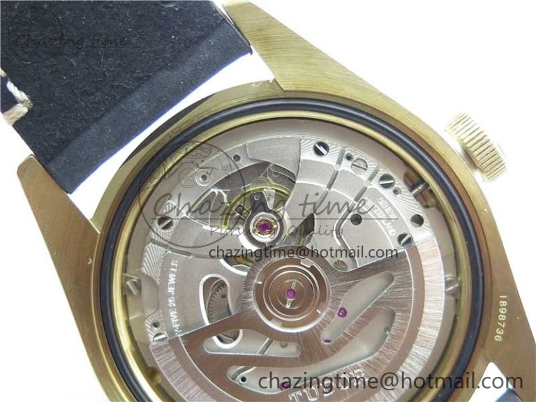 Affordable Heritage Black Bay Bronze Gray XF 1:1 Best Edition on Leather Strap A5612 (Free Nylon Strap) 9760