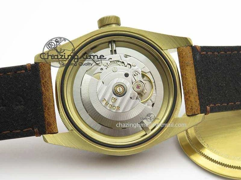 WeatherProof Heritage Black Bay Bronze V6F Best Edition On Brown Leather Strap A2824 ( Free Nato Strap ) V 9782