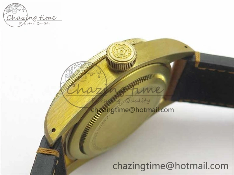 Heritage Black Bay Bronze XF 1:1 Best Edition on Brown Leather Strap A5612 V5  (Free Nato Strap) Compact 9762