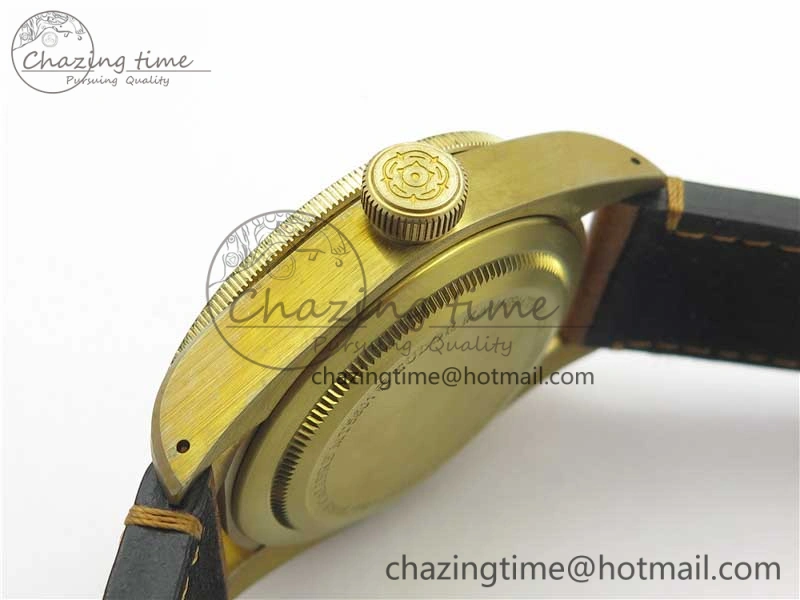 Heritage Black Bay Bronze XF 1:1 Best Edition on Brown Leather Strap A5612 V5  (Free Nato Strap) Compact 9762