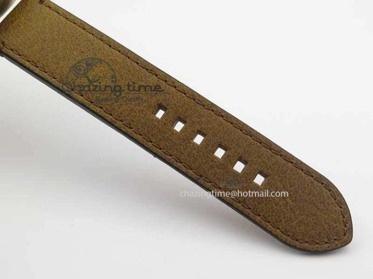 Breathable Heritage Black Bay Bronze ZF 1:1 Best Edition On Aged Brown Leather Strap A2824 V 9783