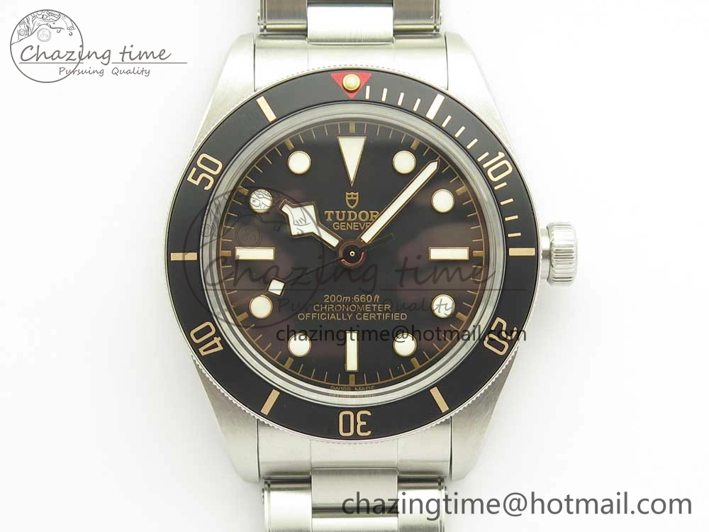 Thermal Heritage Black Bay Fifty-Eight 39mm SS ZF 1:1 Best Edition Black Dial on SS Bracelet A2824 V 9763