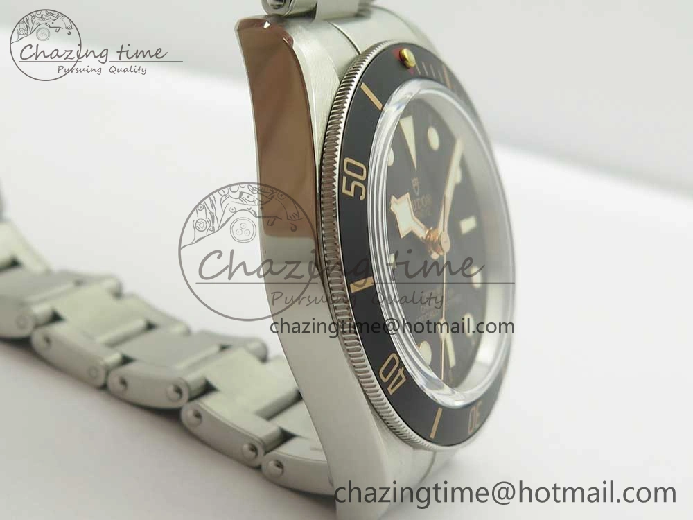 Thermal Heritage Black Bay Fifty-Eight 39mm SS ZF 1:1 Best Edition Black Dial on SS Bracelet A2824 V 9763