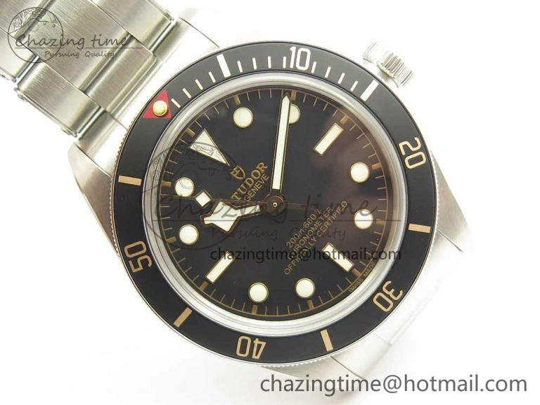 Thermal Heritage Black Bay Fifty-Eight 39mm SS ZF 1:1 Best Edition Black Dial on SS Bracelet A2824 V 9763