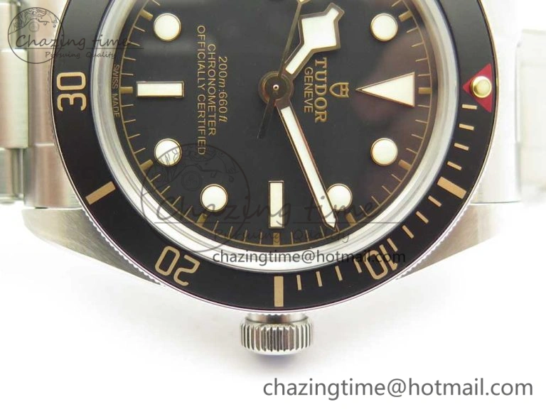 Thermal Heritage Black Bay Fifty-Eight 39mm SS ZF 1:1 Best Edition Black Dial on SS Bracelet A2824 V 9763