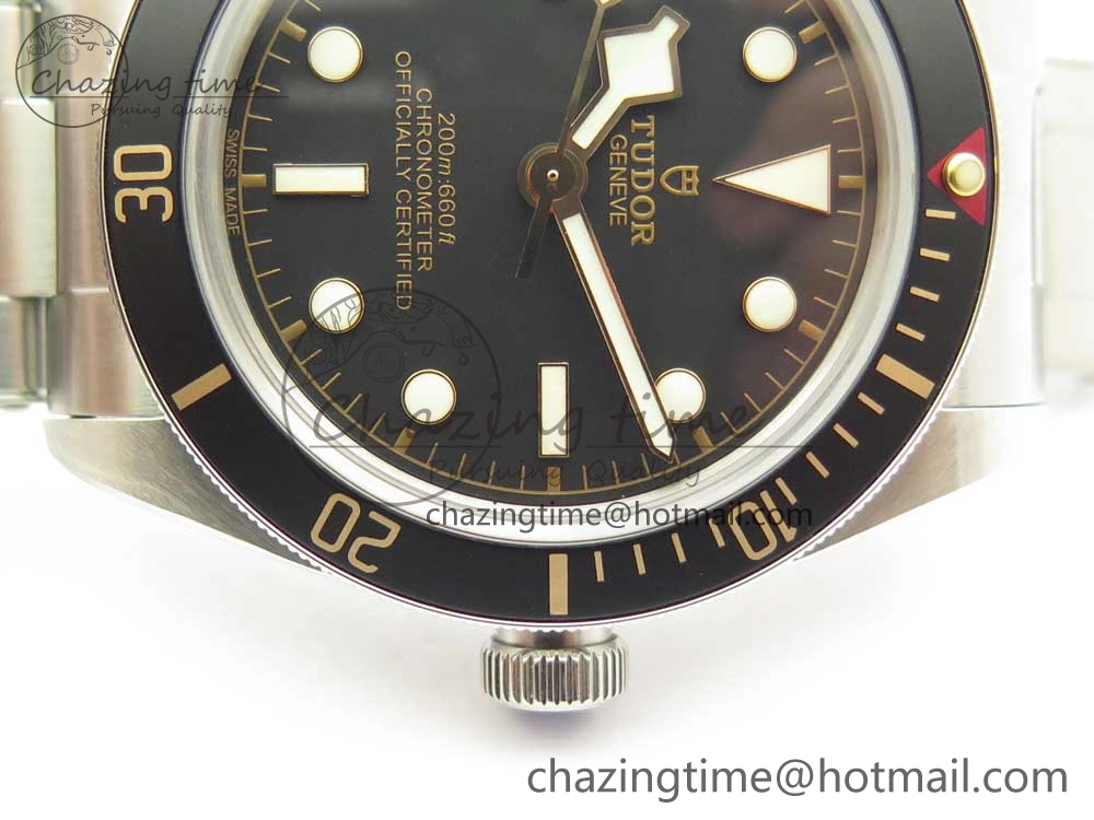 Thermal Heritage Black Bay Fifty-Eight 39mm SS ZF 1:1 Best Edition Black Dial on SS Bracelet A2824 V 9763