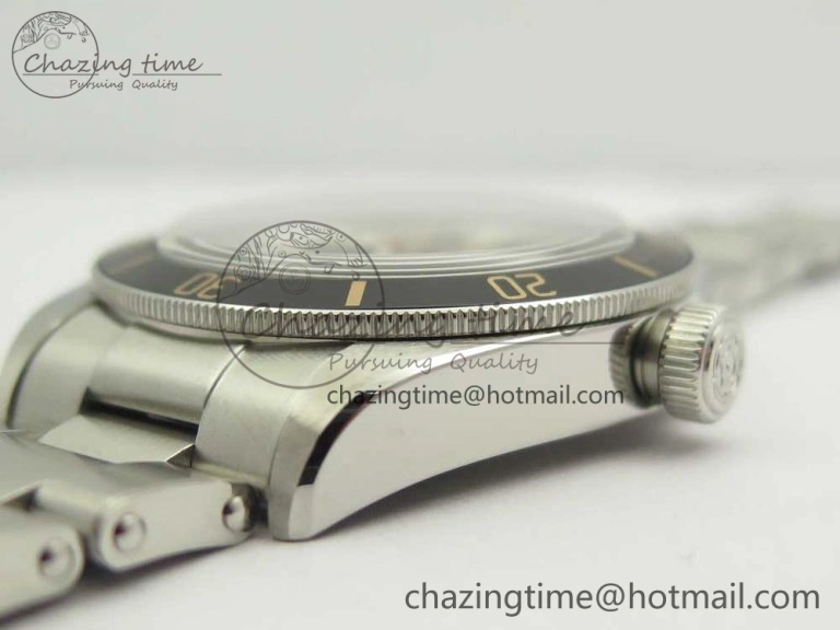 Thermal Heritage Black Bay Fifty-Eight 39mm SS ZF 1:1 Best Edition Black Dial on SS Bracelet A2824 V 9763