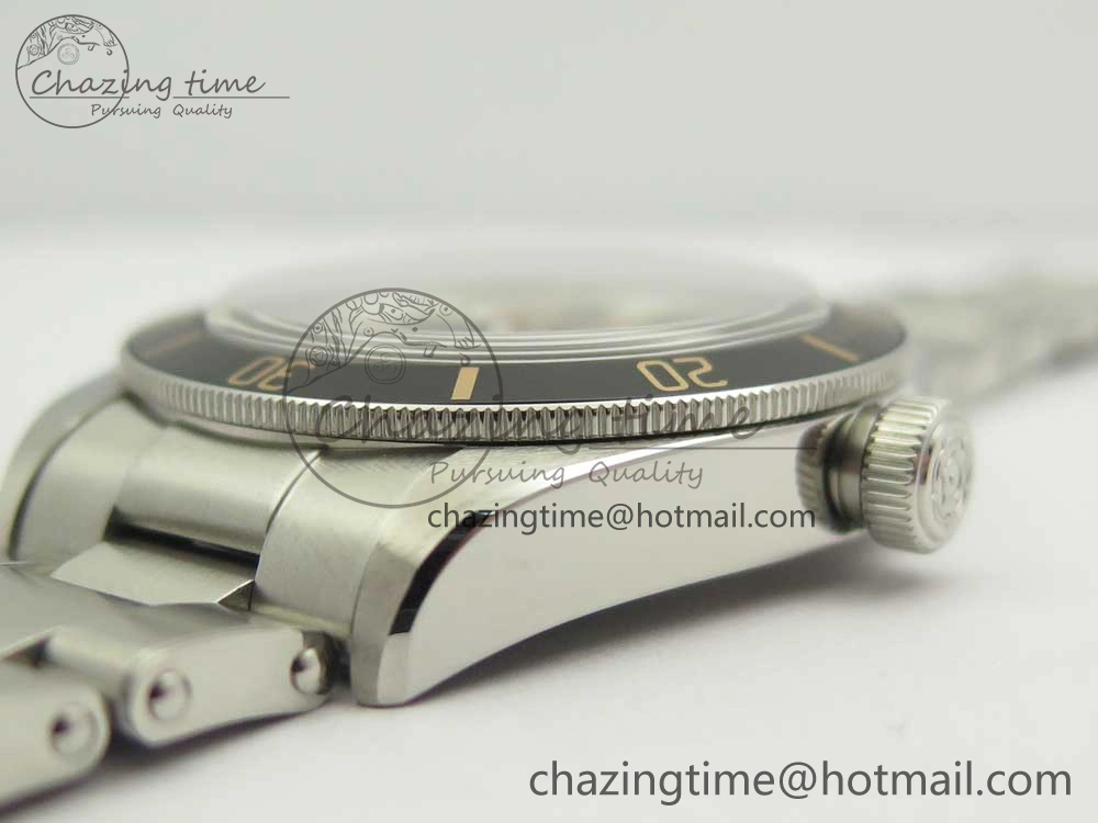 Thermal Heritage Black Bay Fifty-Eight 39mm SS ZF 1:1 Best Edition Black Dial on SS Bracelet A2824 V 9763