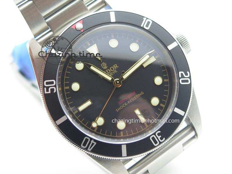 Packable Heritage Black Bay One Limited Edition ZF 1:1 Best Edition On SS Bracelet A 9793