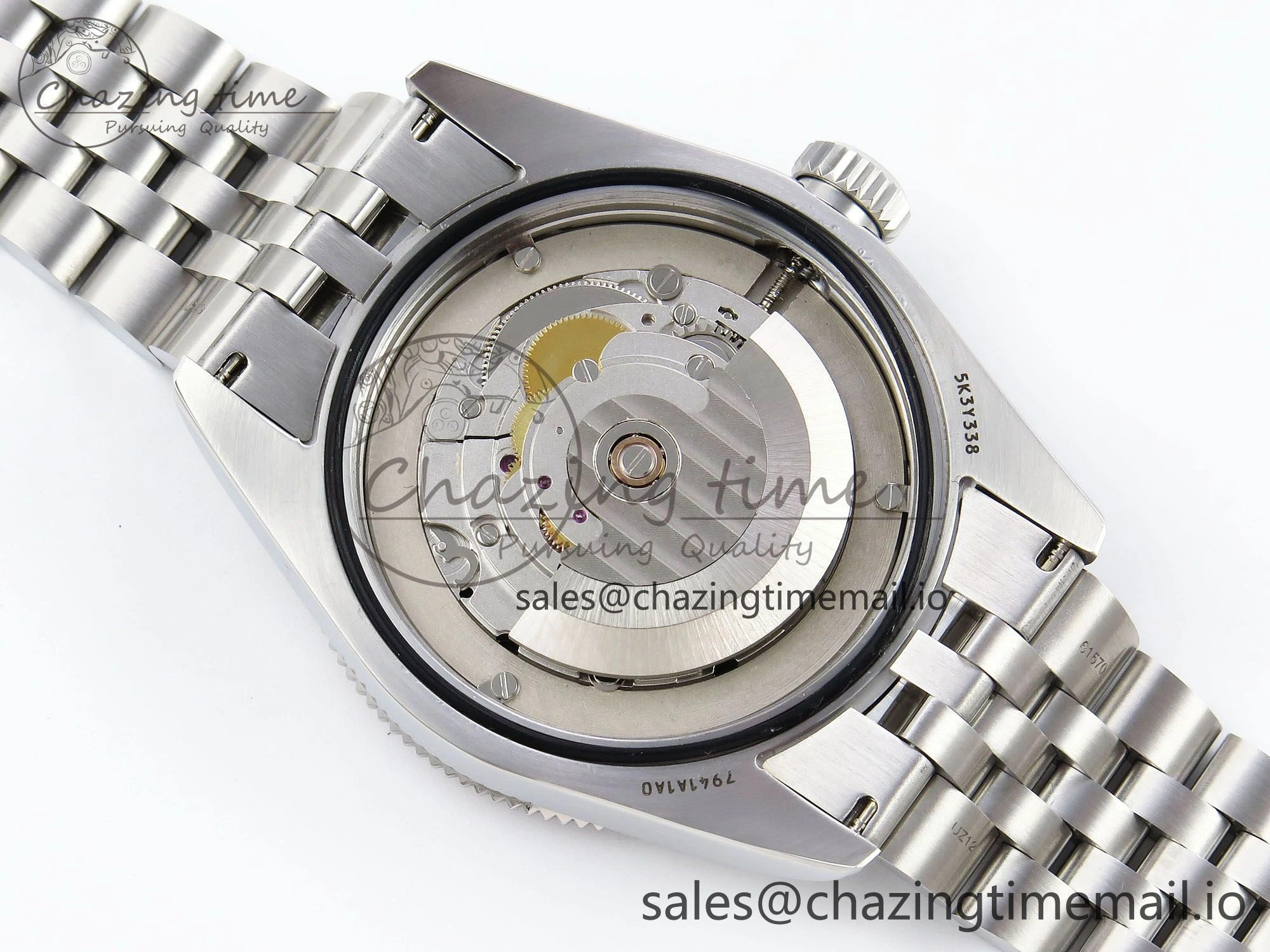 Functional Heritage Black Bay Red Bezel ZF 1:1 Best Edition on SS Jubilee Bracelet A 9736